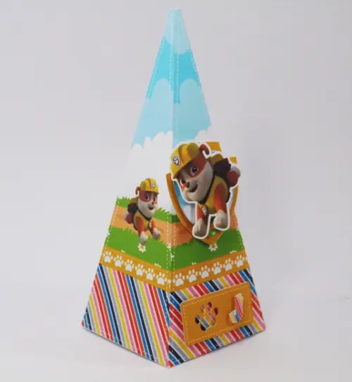 Caixinha para festa tema patrulha canina
