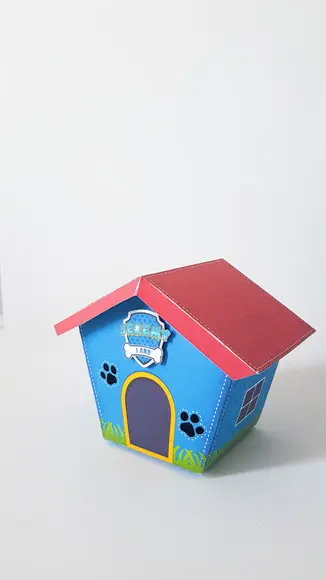 Caixinha para festa tema patrulha canina