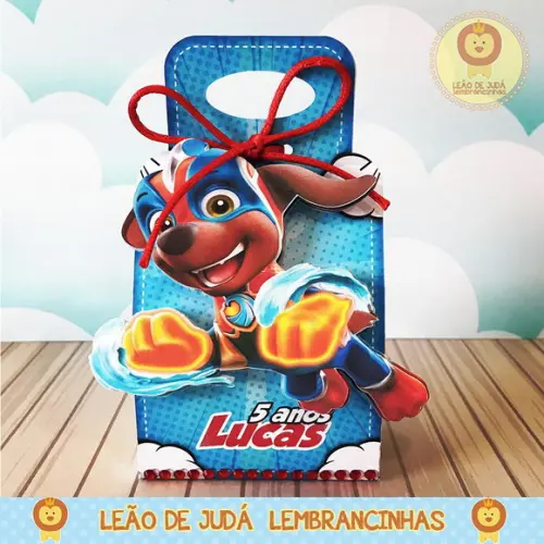 Caixinha para festa tema patrulha canina