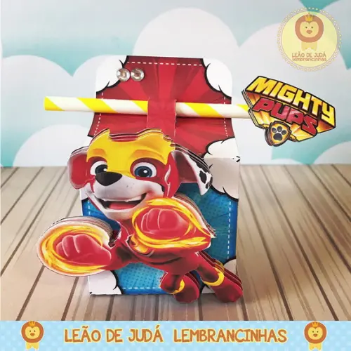 Caixinha para festa tema patrulha canina