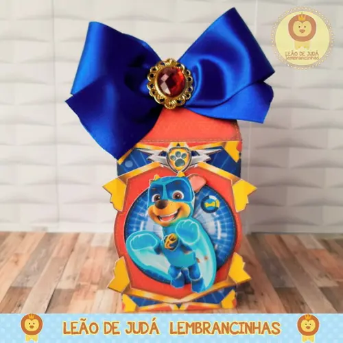 Caixinha para festa tema patrulha canina