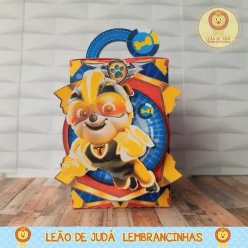 Caixinha para festa tema patrulha canina