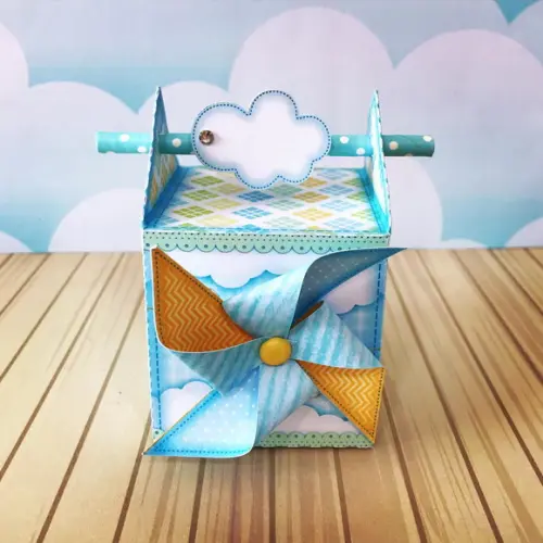 Caixinha para Festa Tema Pipa e Catavento