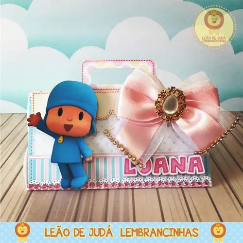 Caixinha para festa tema Pocoyo