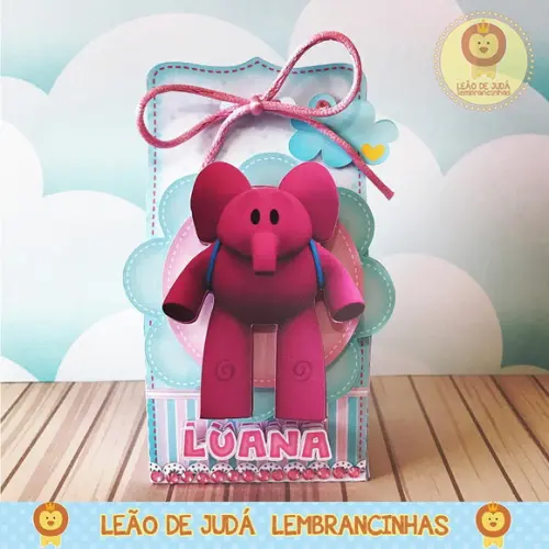 Caixinha para festa tema Pocoyo