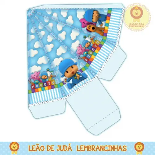 Caixinha para Festa Tema Pocoyo
