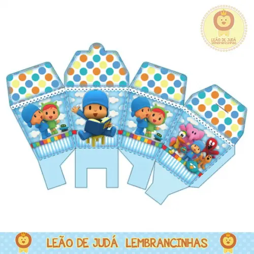 Caixinha para Festa Tema Pocoyo