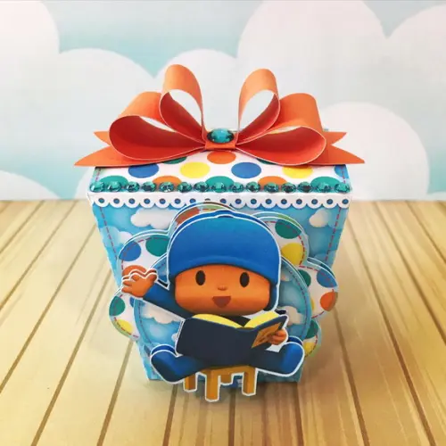 Caixinha para Festa Tema Pocoyo