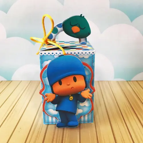 Caixinha para Festa Tema Pocoyo