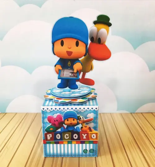 Caixinha para Festa Tema Pocoyo