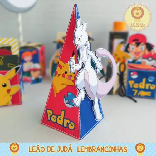 Caixinha para festa tema pokémon