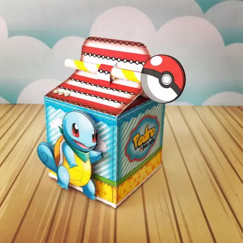 Caixinha para Festa Tema Pokémon