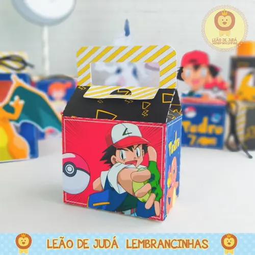Caixinha para Festa Tema Pokémon