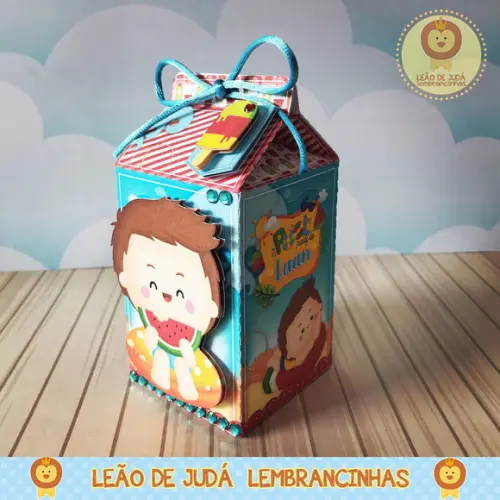 Caixinha para festa tema pool party