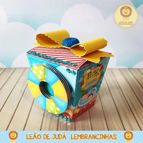 Caixinha para festa tema pool party
