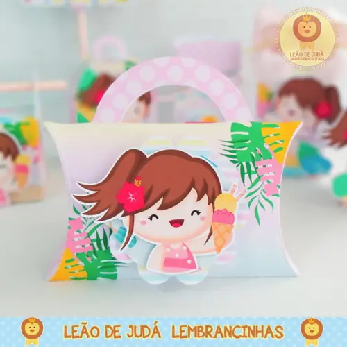 Caixinha para festa tema praia