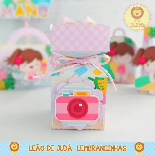Caixinha para Festa Tema Praia