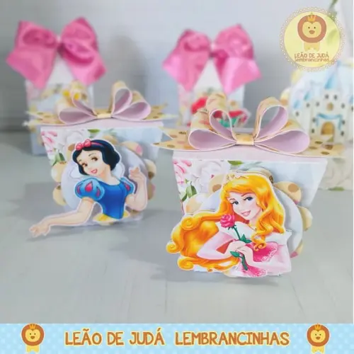 Caixinha para Festa Tema Princesas