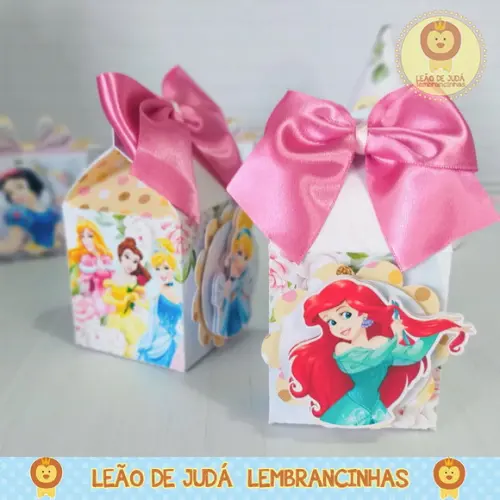 Caixinha para Festa Tema Princesas
