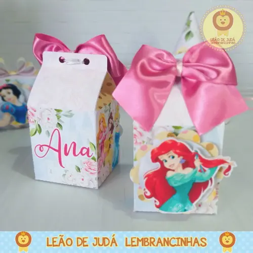 Caixinha para Festa Tema Princesas