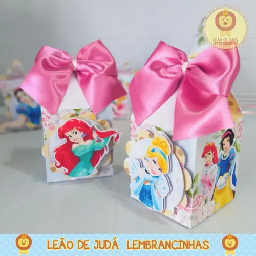 Caixinha para Festa Tema Princesas