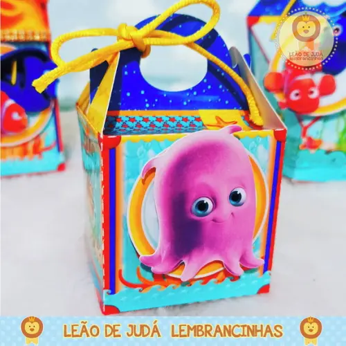 Caixinha para festa tema procurando nemo