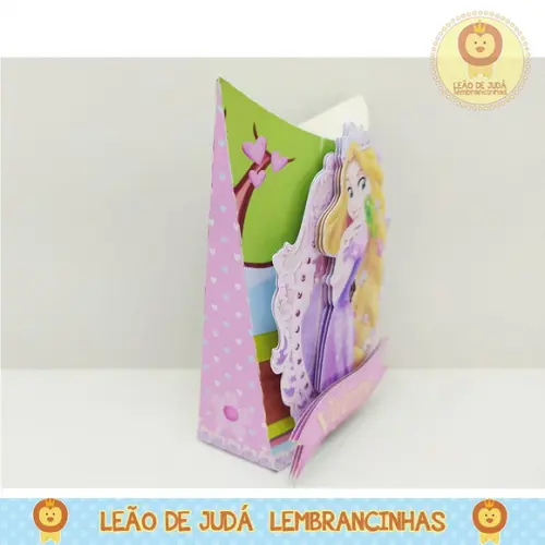 Caixinha para festa tema rapunzel