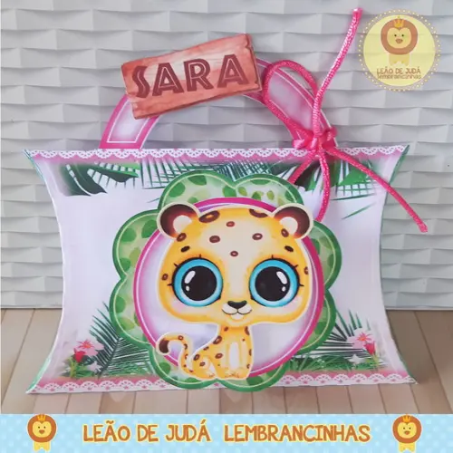 Caixinha para festa tema Safari