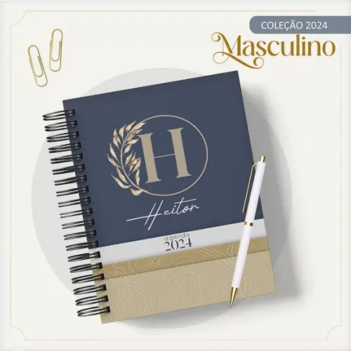Agenda Datada Azul Royal Dfdg