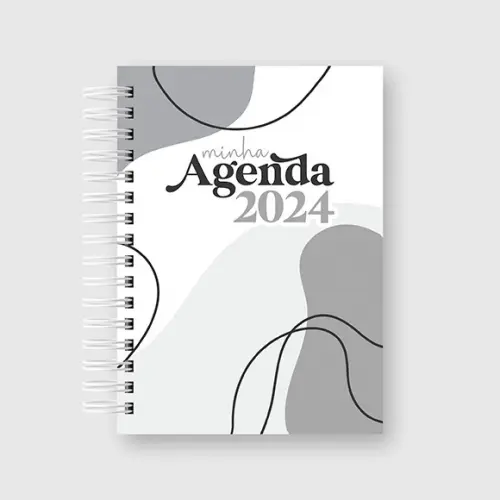 Agenda Datada Cinza Mod 54832