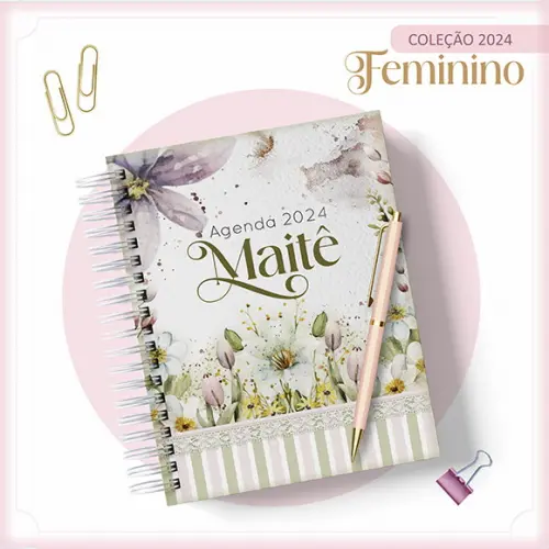 Agenda Datada Floral