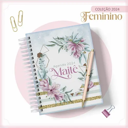 Agenda Datada Floral Mod54