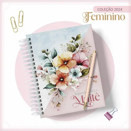 Agenda Datada Flores Mod58