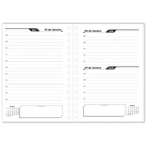 Agenda Datada Flores Mod8765