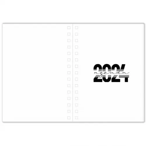 Agenda Datada Preta Masculina