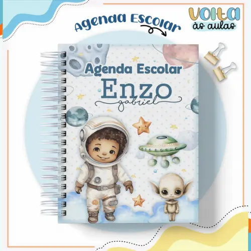Agenda Escolar Astronauta