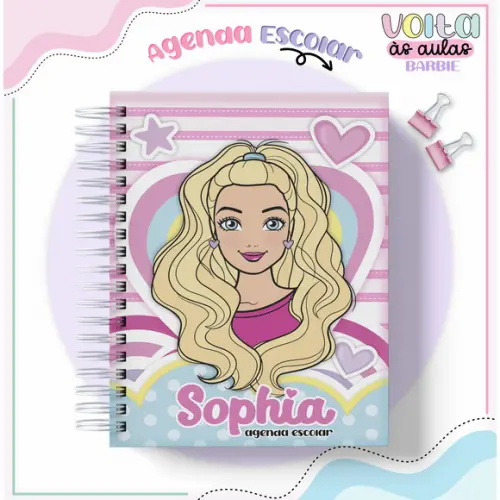 Agenda Escolar Barbie