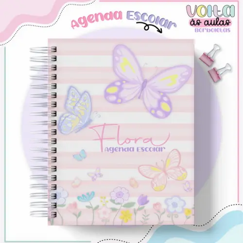 Agenda Escolar Borboleta