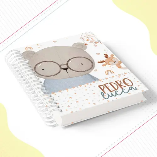 Agenda Escolar Brinquedos Menino Urso