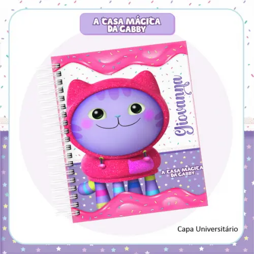Agenda Escolar Datada a Casa Magica de Gabby Mod. 02