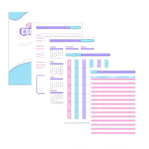 Agenda Escolar Datada Patrulha Canina