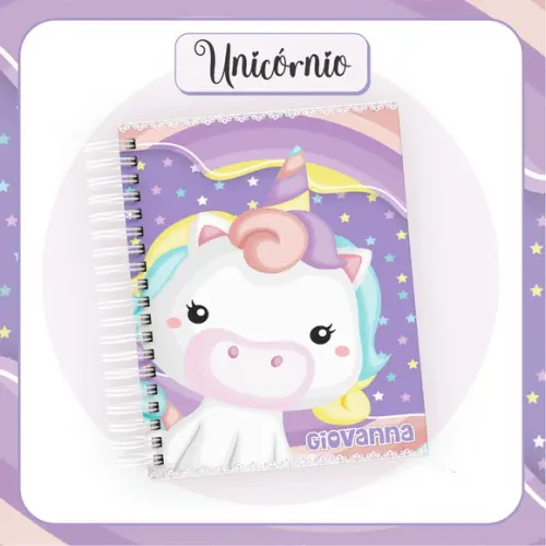 Agenda Escolar Datada Unicórnio