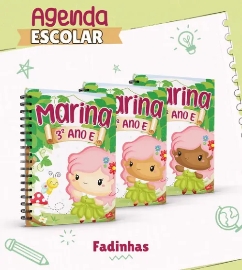 Agenda Escolar Fadinhas