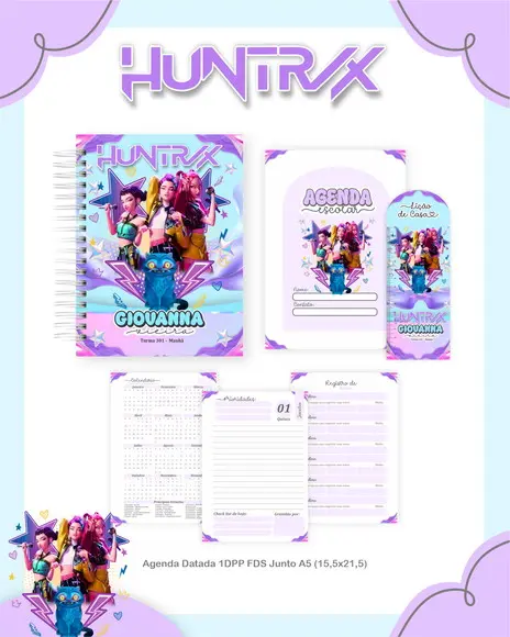 Agenda Escolar Huntrix