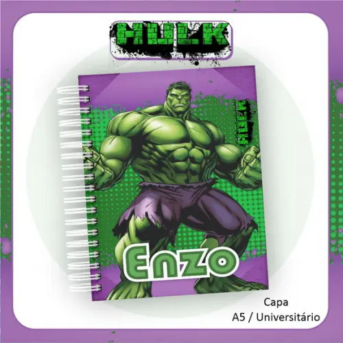 Agenda Escolar Hulk