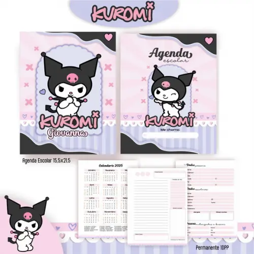 Agenda Escolar Kuromi
