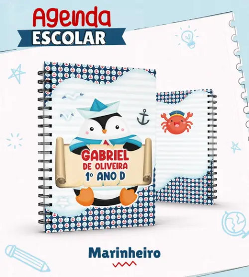 Agenda Escolar Marinheiro