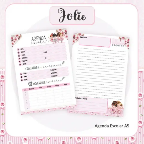 Agenda Escolar Jolie