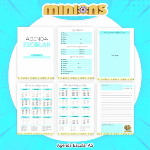Agenda Escolar Minions