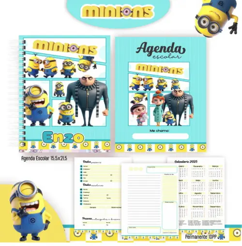 Agenda Escolar Minions